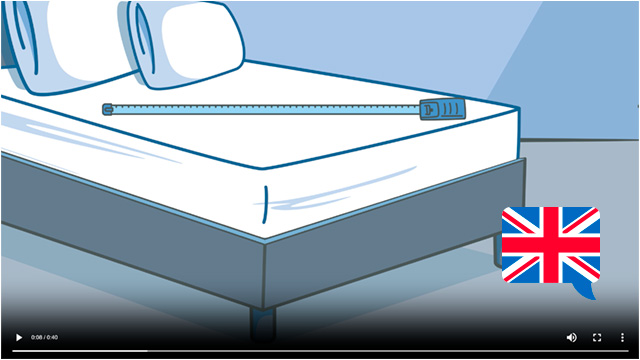 Video: Wie messe ich korrekt meine Bettwaren. In englischer Sprache.